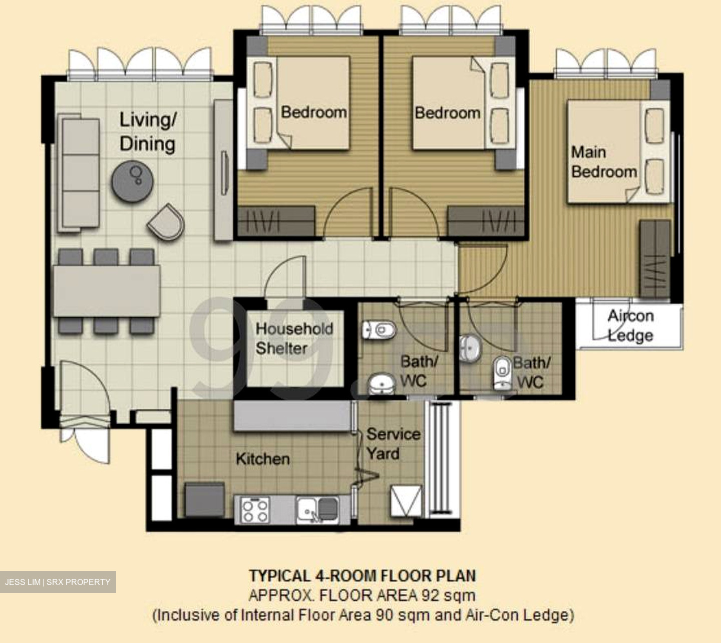 Blk 327B Anchorvale Horizon (Sengkang), HDB 4 Rooms #544981291